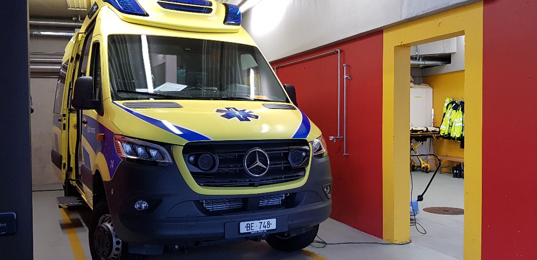 <p>Neues Ambulanzfahrzeug</p>